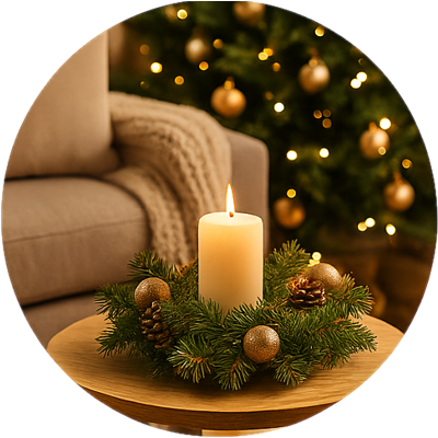 Vánoční dekorace domova