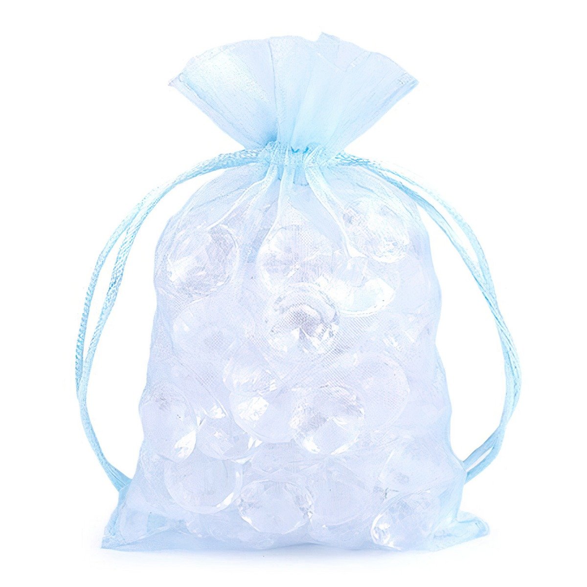 Stoklasa Pytlík organzový dárkový 720368/15, světle modrá, 10x15cm