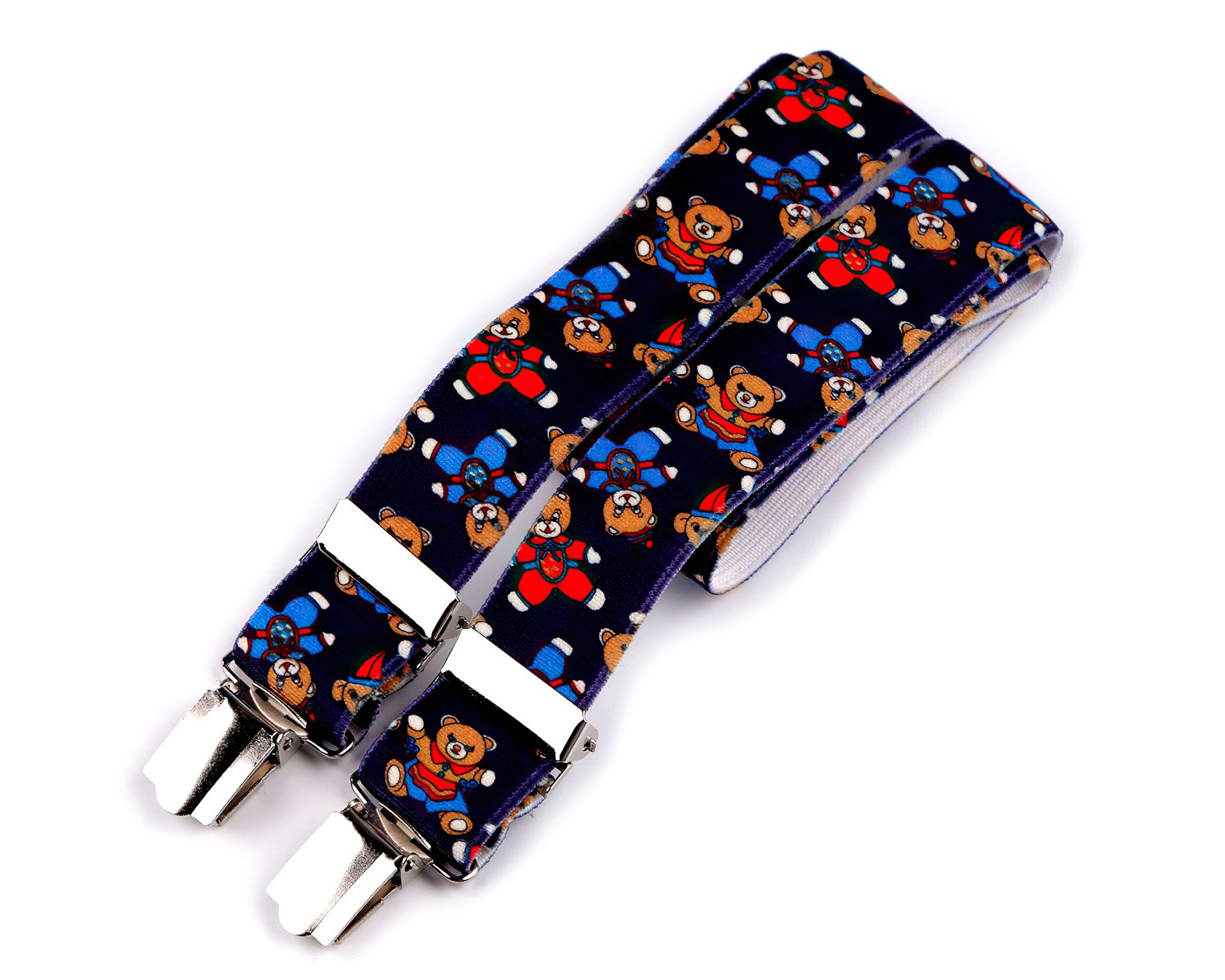 Stoklasa Šle dětské, délka 60cm, šíře 2,5cm, tvar Y, MEDVĚDI tmavě modré, 650256/37