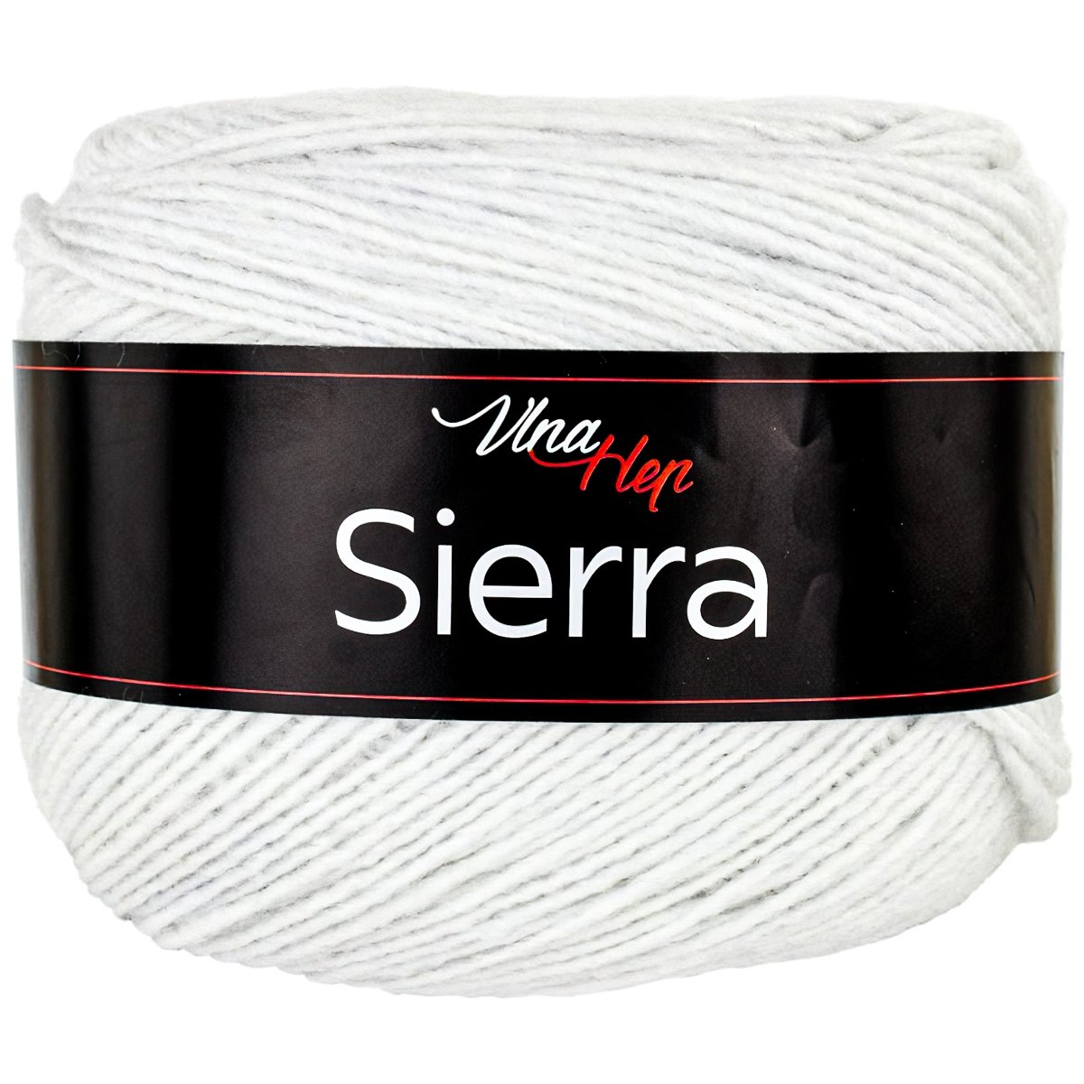 Pletací / háčkovací příze Vlna-Hep SIERRA 6002 přírodní bílá, jednobarevná, klasická 150g/450m