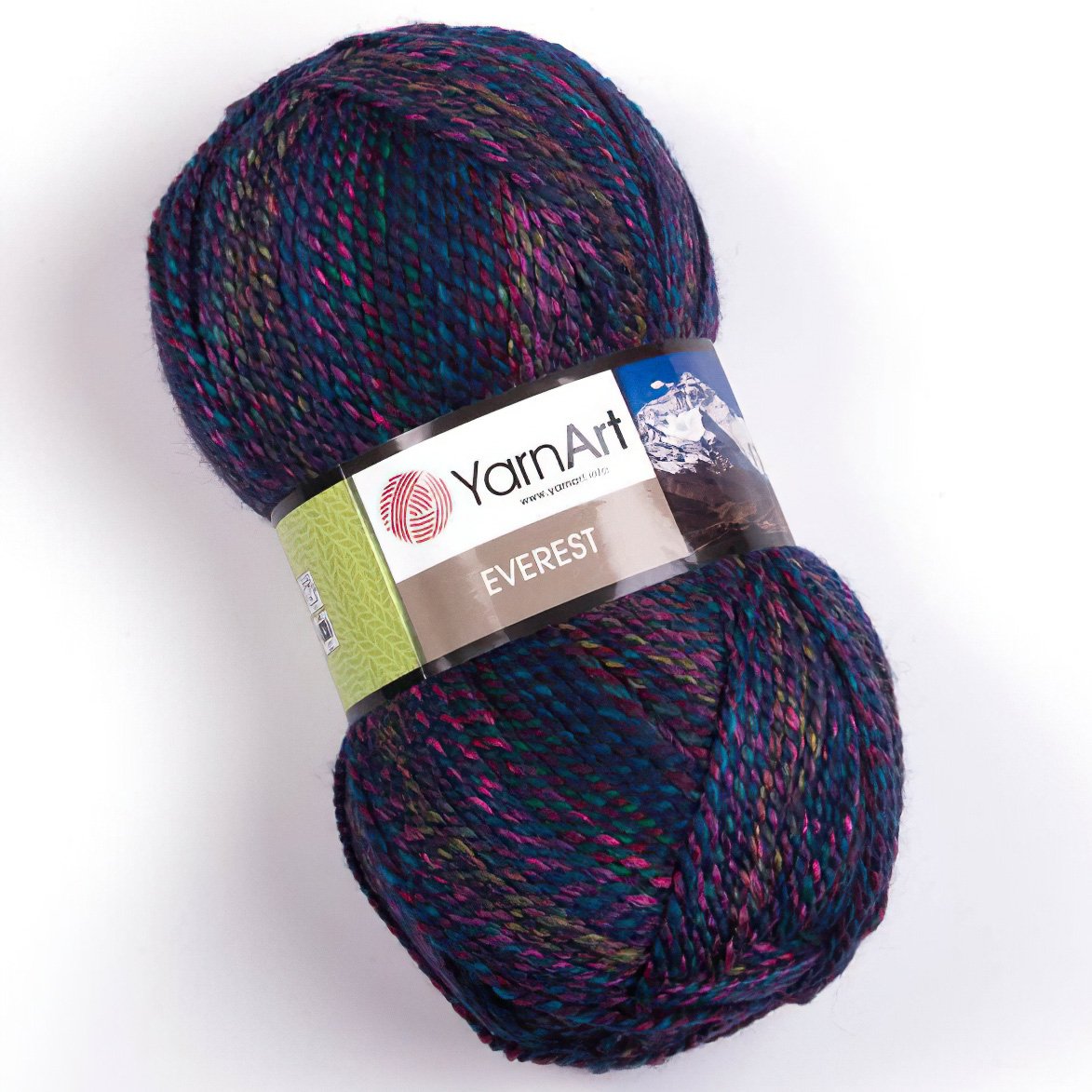 YarnArt pletací příze YarnArt EVEREST 7045 modro-fialovo-růžová, melírovaná, 200g/320m