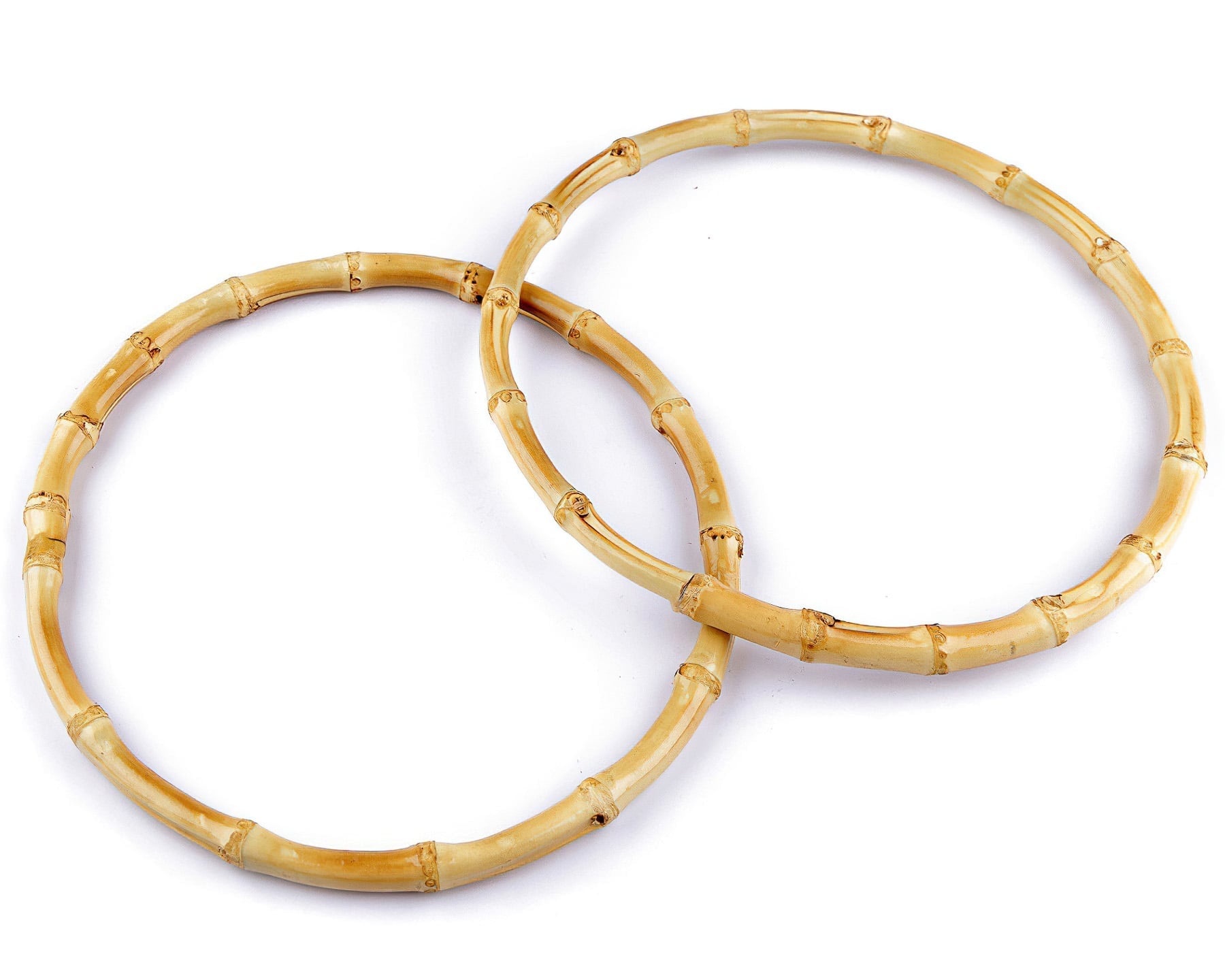 Stoklasa Bambusová ucha na tašky, kruh na lapač snů 790258/1, světlý, průměr 20cm