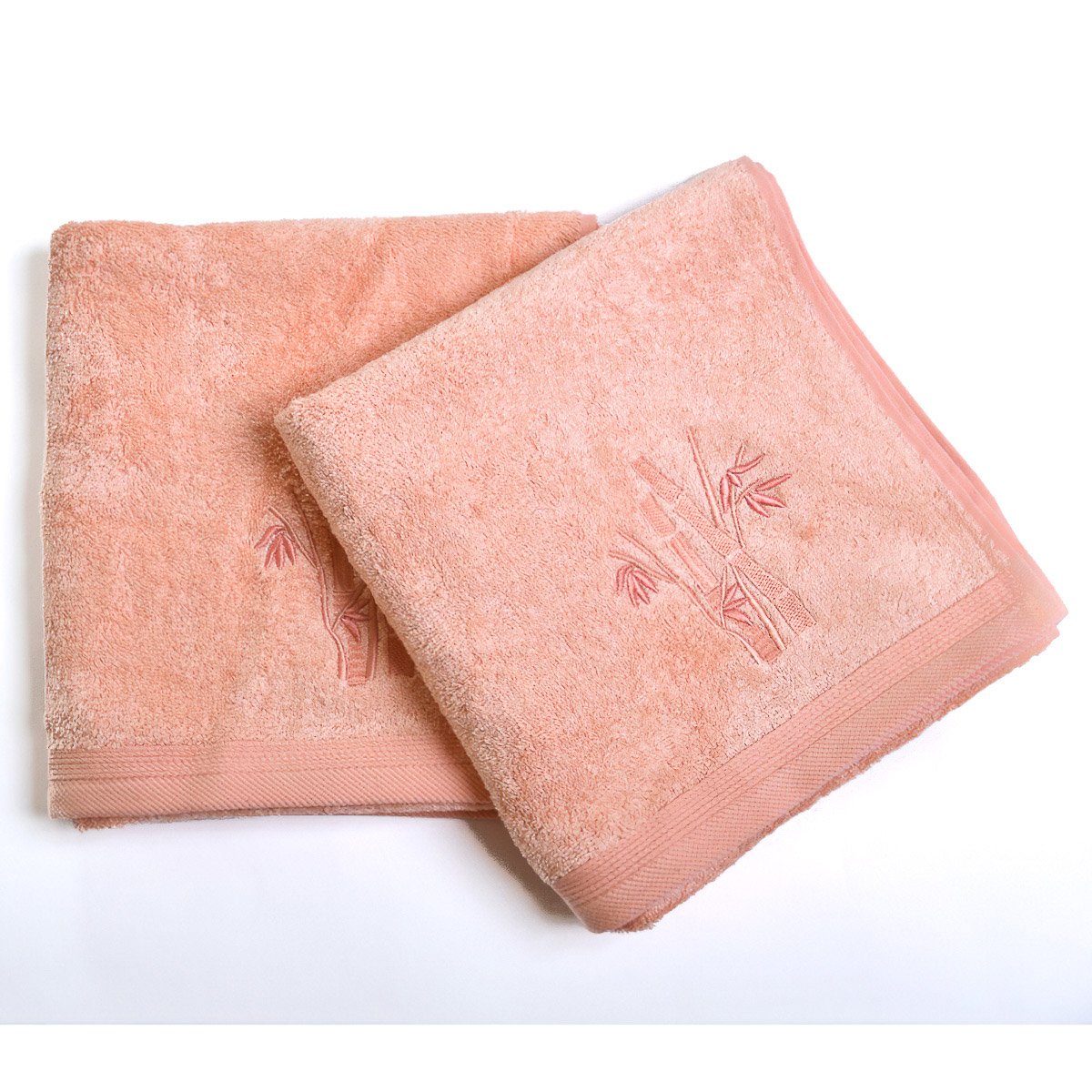 Praktik bambusový froté ručník BOSTON / BAMBUS, lososová, 50x100cm