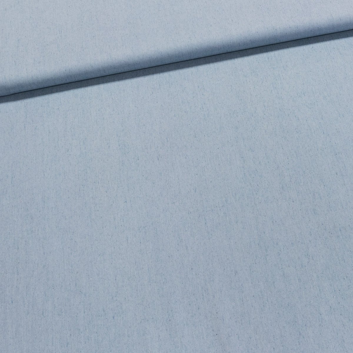 Bavlněná elastická riflovina (denim, džínovina) SP-23029 jednobarevná světle modrá, š.155cm (látka v metráži)
