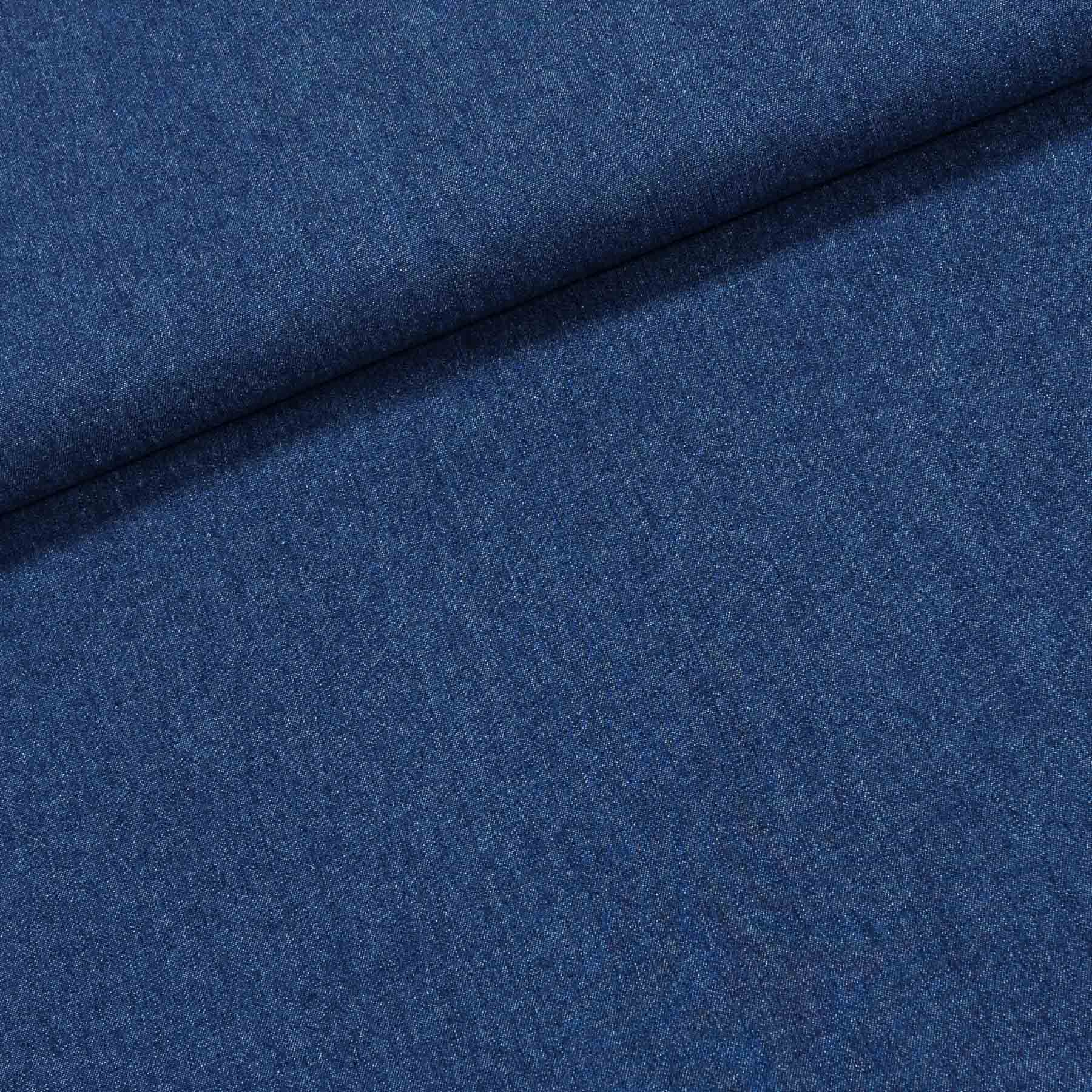 Bavlněná riflovina (denim, džínovina) 190-006 modrá, klasická, š.145cm, 255g/m2, 100% bavlna (látka v metráži)