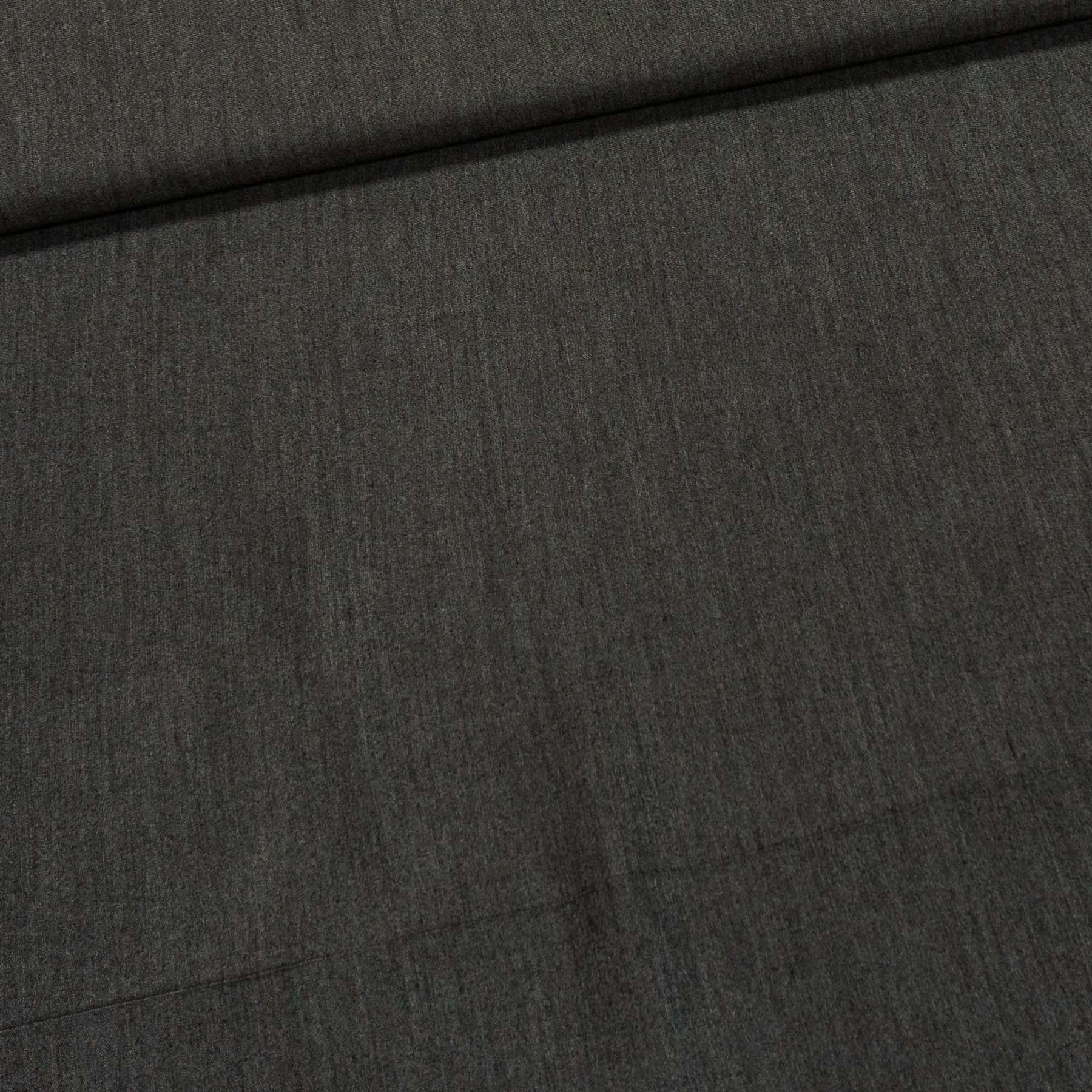 Bavlněná riflovina (denim, džínovina) elastická letní 8121-1, žíhaná černá, š.145cm (látka v metráži)