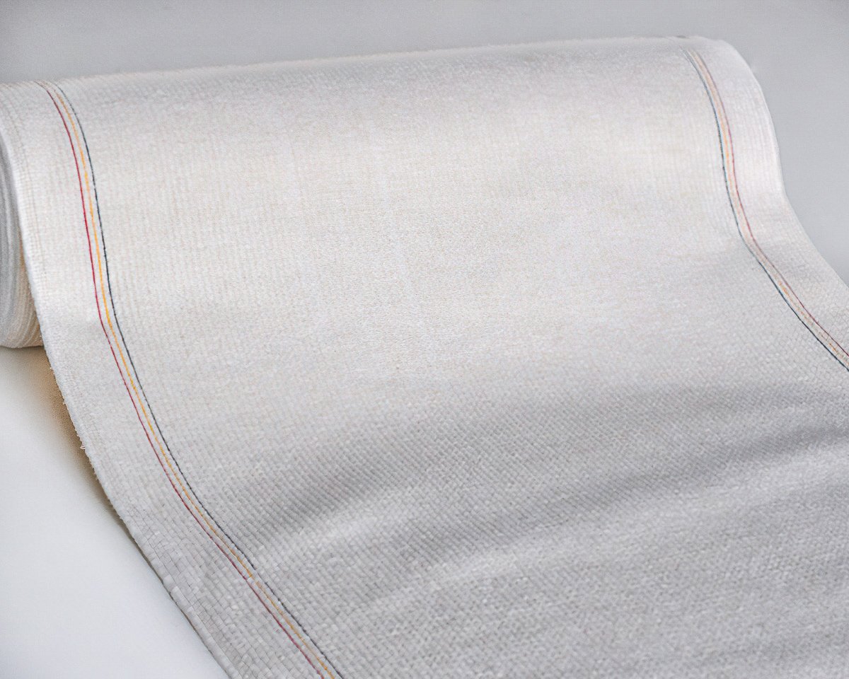 Netkaná savá bavlněná látka na hadry ARACHNE, krémová, š. 52cm, 280g/m2 (látka v metráži)