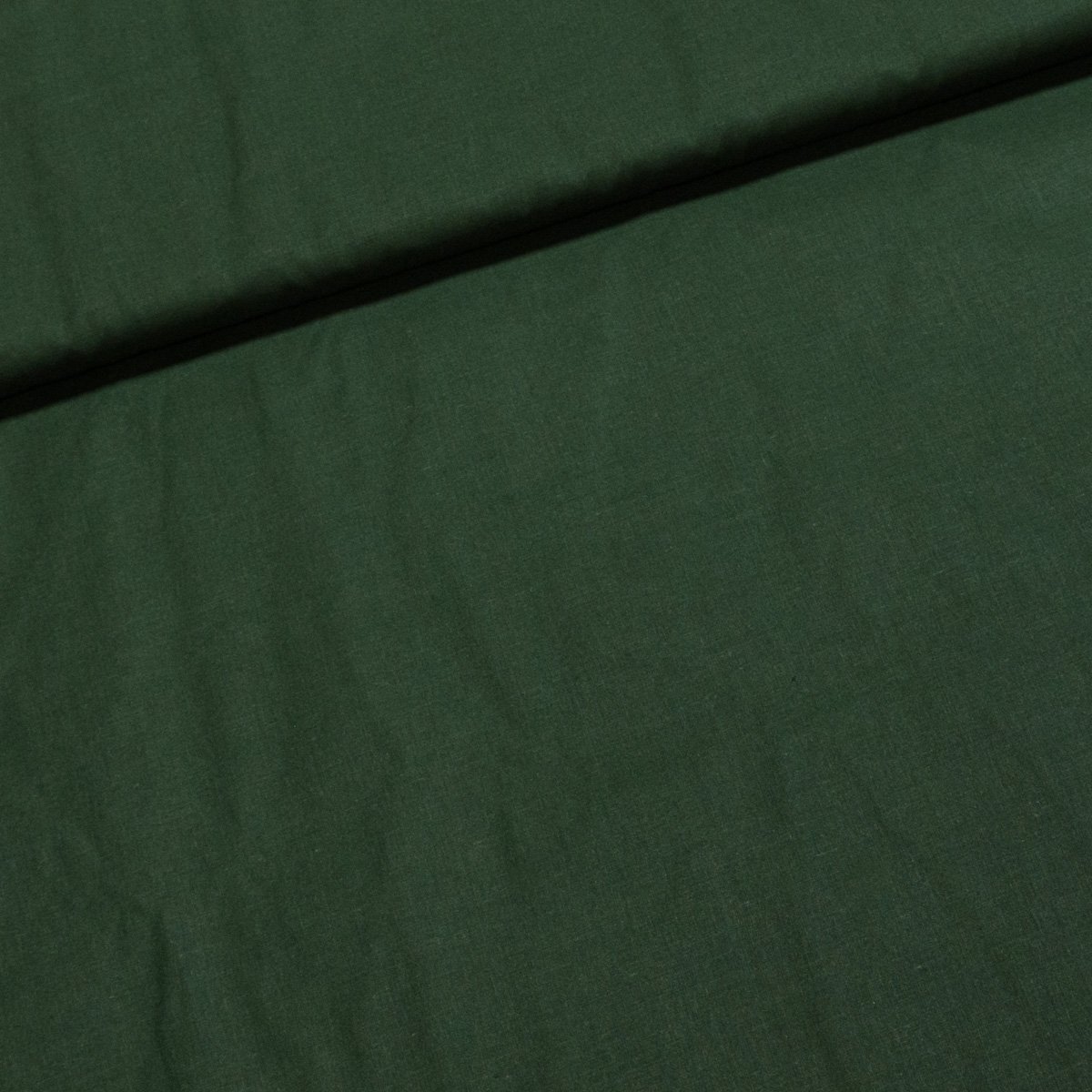 Bavlněné plátno ANIKA UNI, jednobarevná tmavě zelená, š.160cm (látka v metráži)
