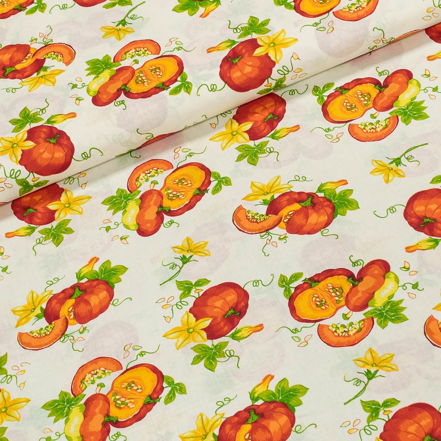 Bavlněné plátno DÝNĚ, oranžová, š.140cm (látka v metráži)