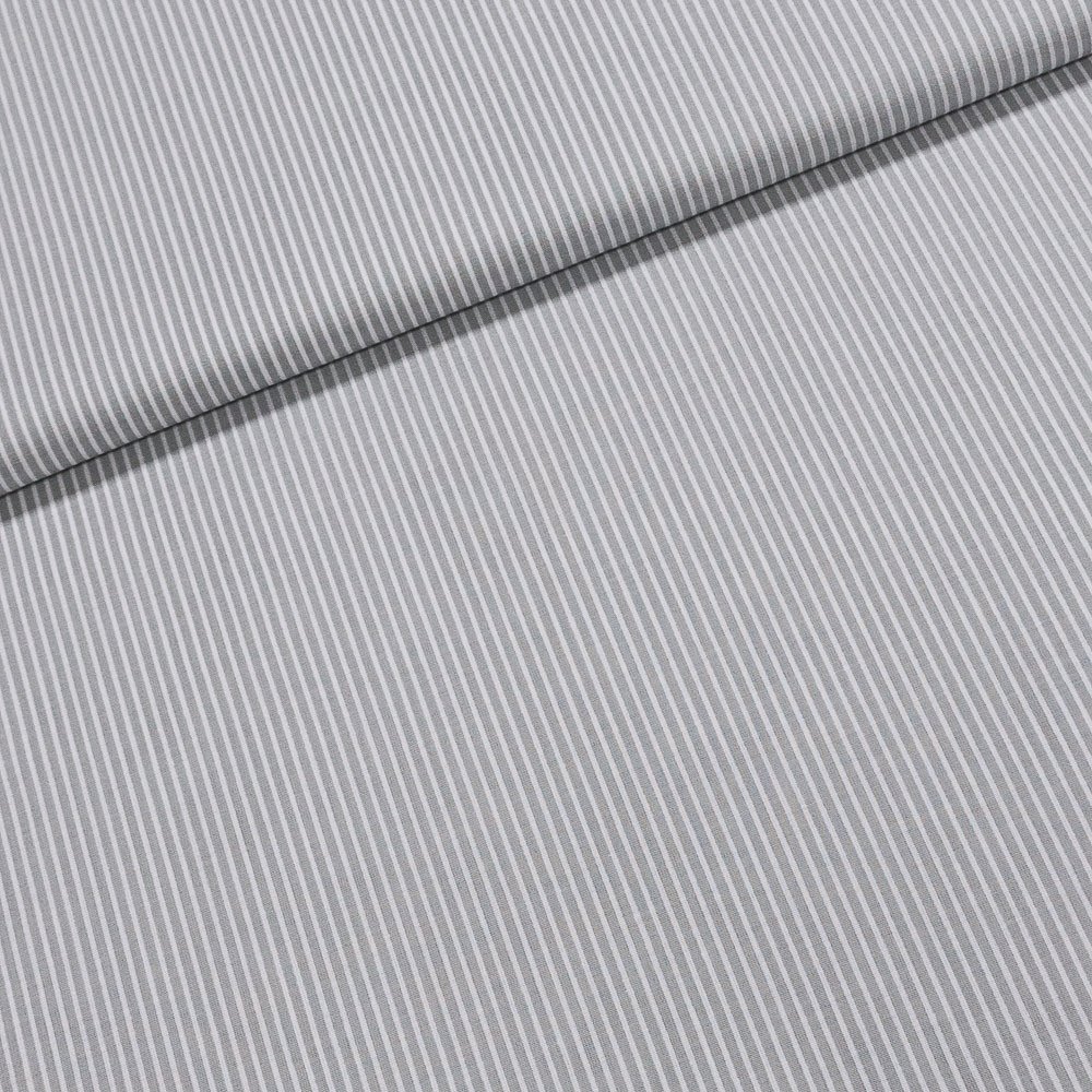 Bavlněné plátno Jolana JO002/07 šedý proužek 2mm, š.150cm (látka v metráži)