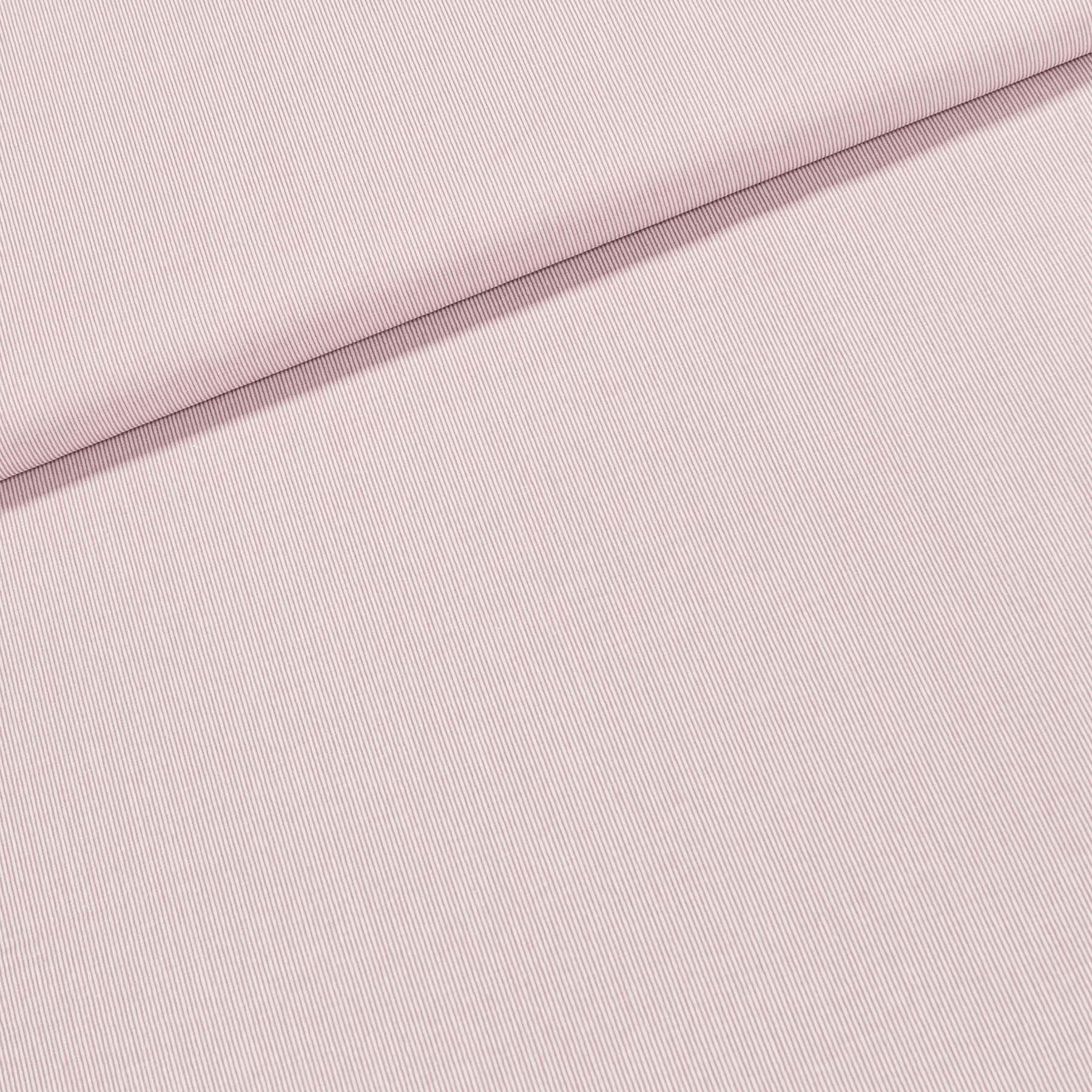 Bavlněné plátno N122, tenký růžový proužek, š.150cm (látka v metráži)