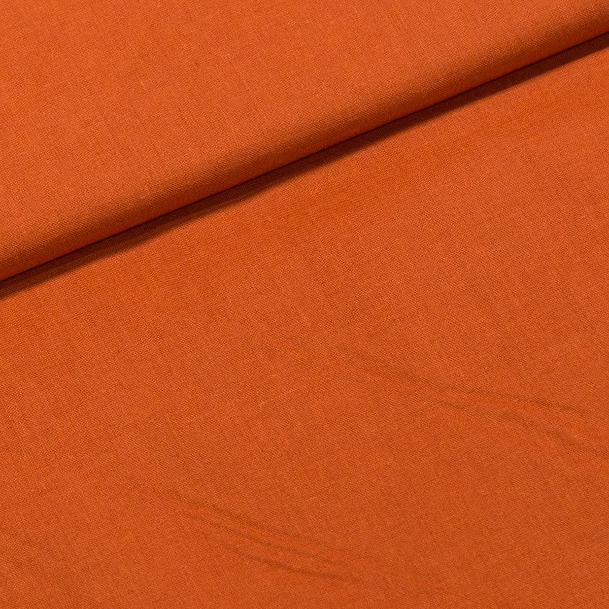 Bavlněné plátno UNI ANIKA jednobarevná oranžová, š.160cm (látka v metráži)