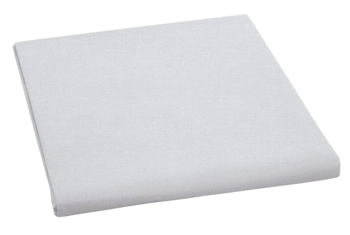 Bellatex bavlněné plátěné prostěradlo plachta 150x230cm, světle šedé