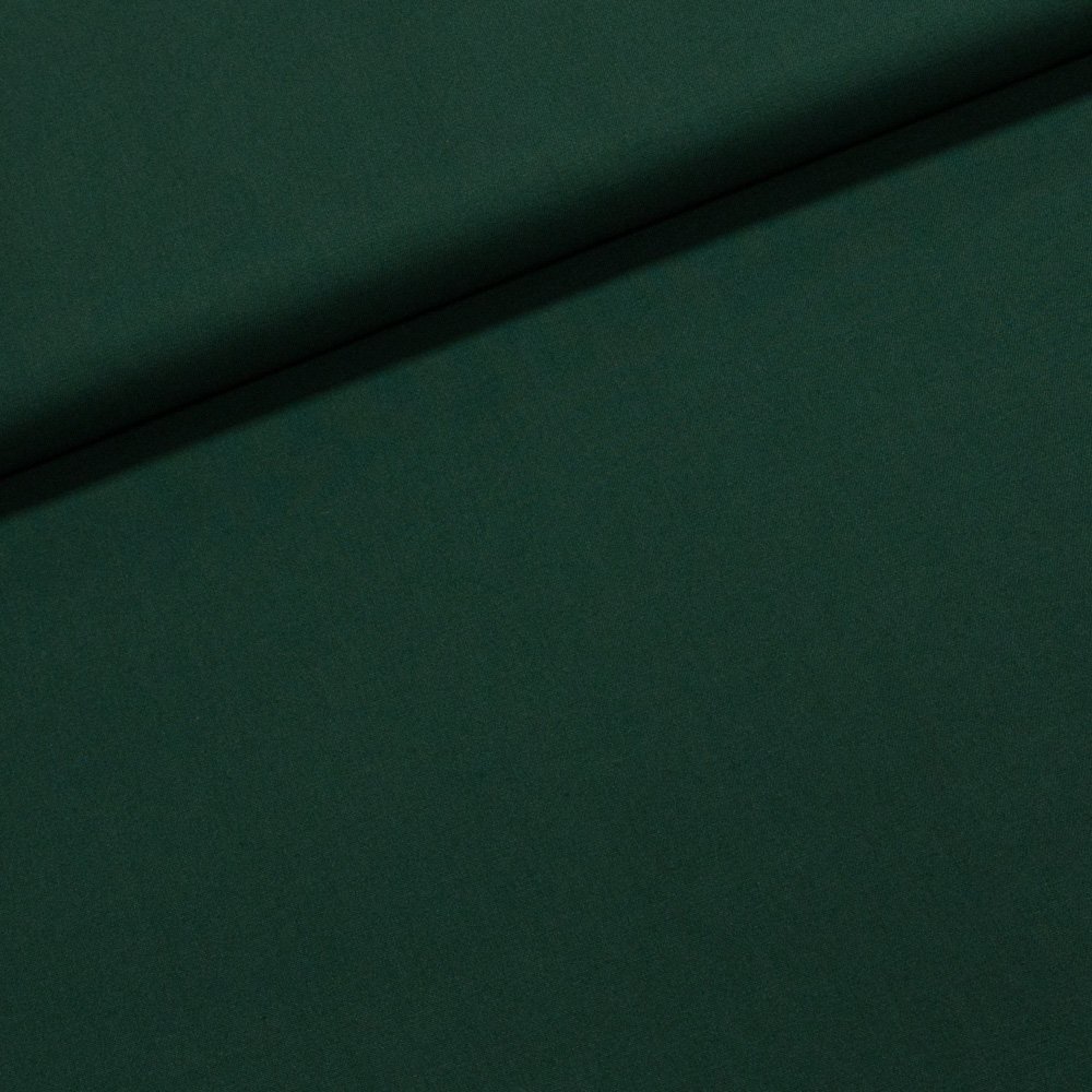 Bavlněný kepr jednobarevná tmavě zelená, š.150cm (látka v metráži)