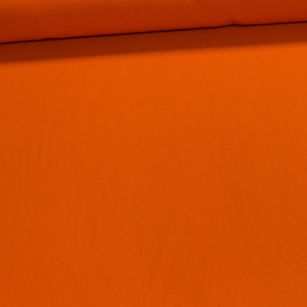 Bavlněný kepr PROTON 245 ORANGE jednobarevná oranžová, š.150cm (látka v metráži)