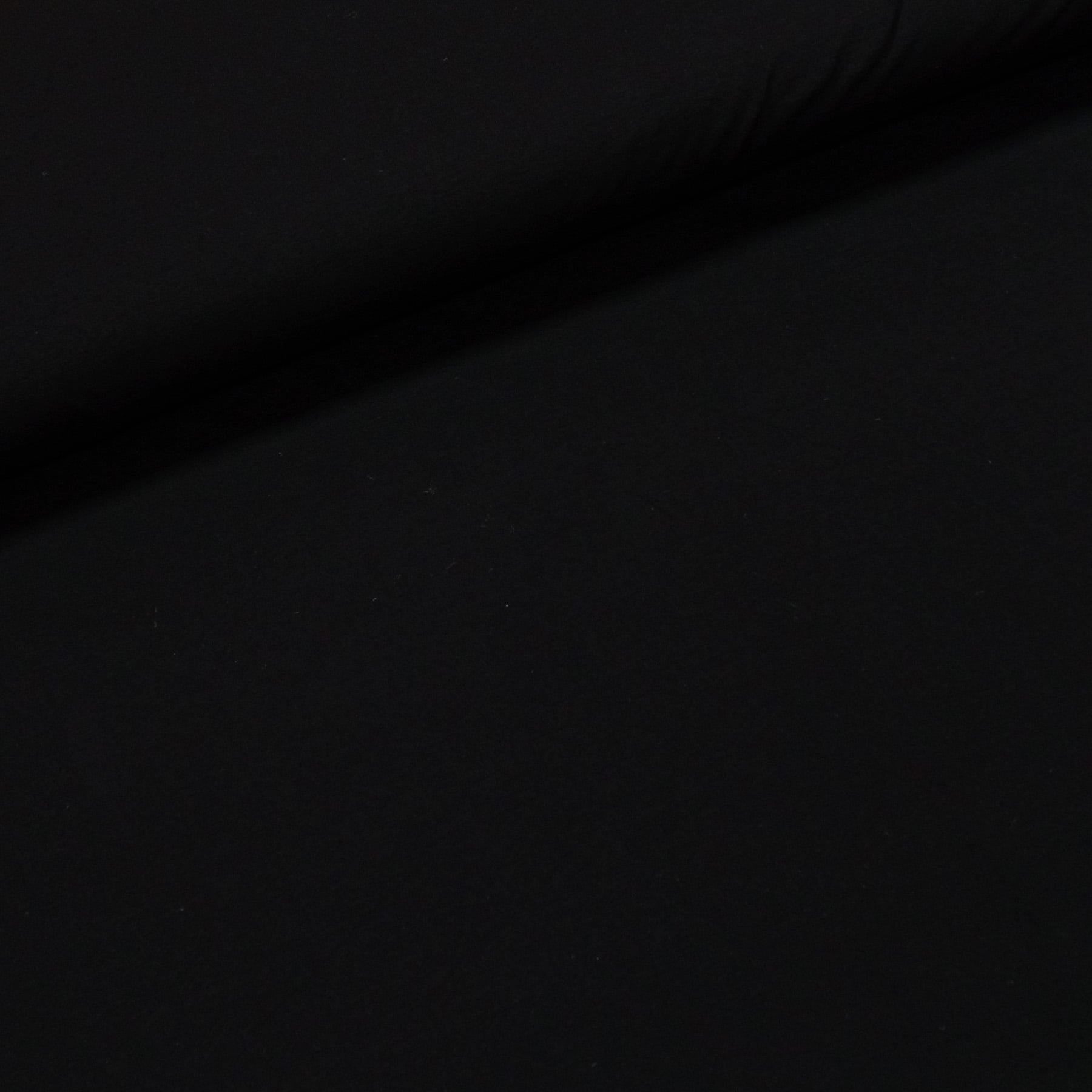 Bavlněný úplet 22721, jednobarevný černý, š.180cm (látka v metráži)