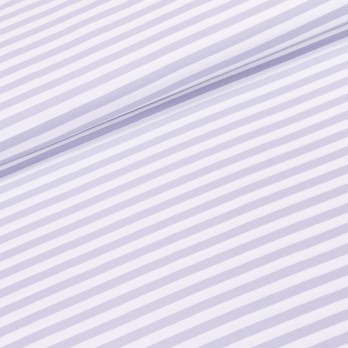 Bavlněný úplet 884892180, světle šedý a bílý proužek, š.150cm (látka v metráži)
