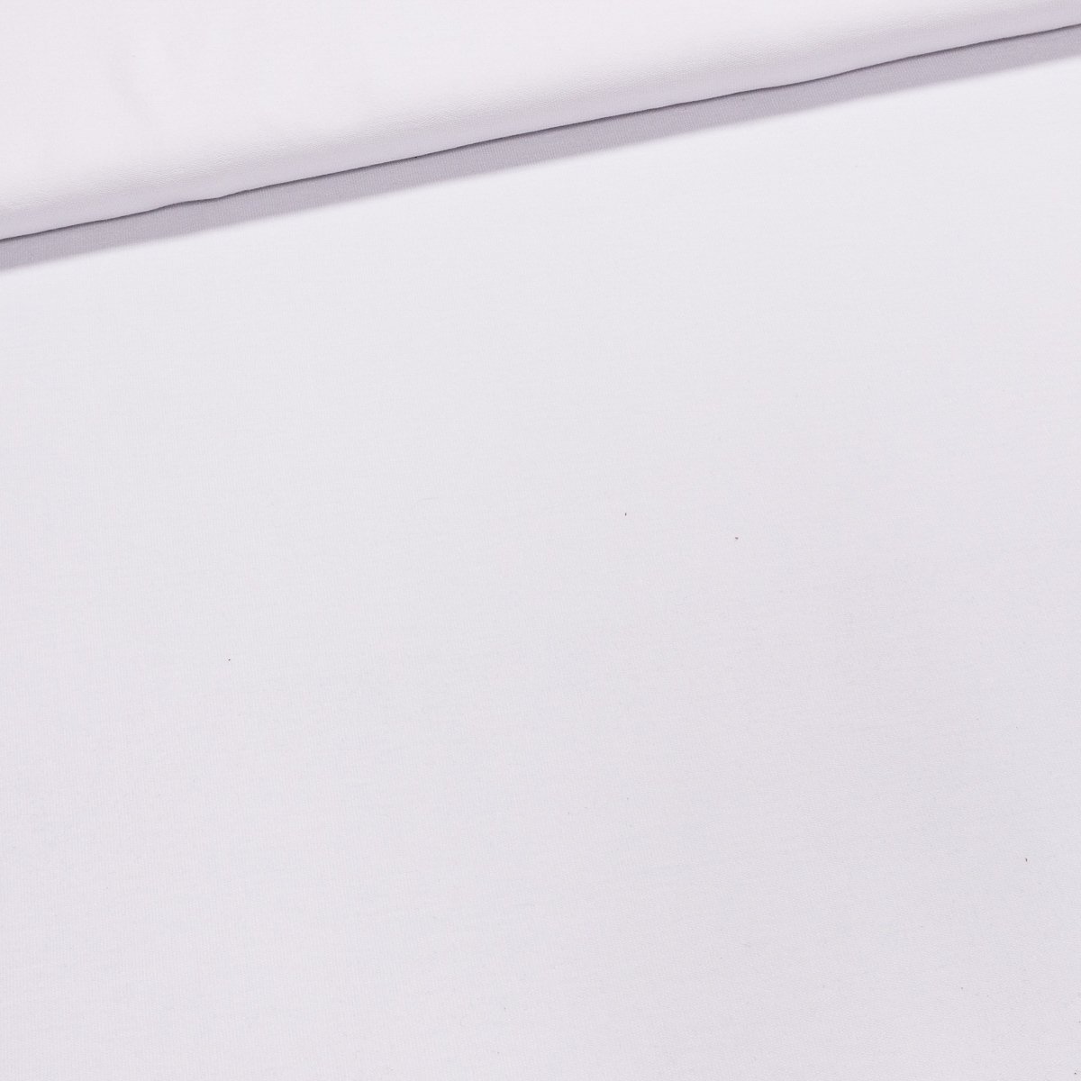 Bavlněný úplet PUNTO 0000 jednobarevný bílý, š.150cm (látka v metráži)