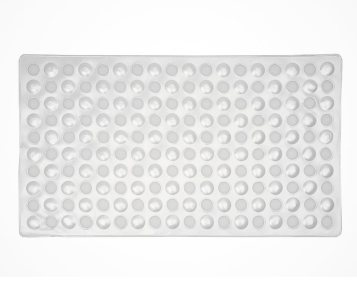 Bezpečnostní protiskluzová koupelnová podložka MEDUSA II PVC, bílá, 39x69cm