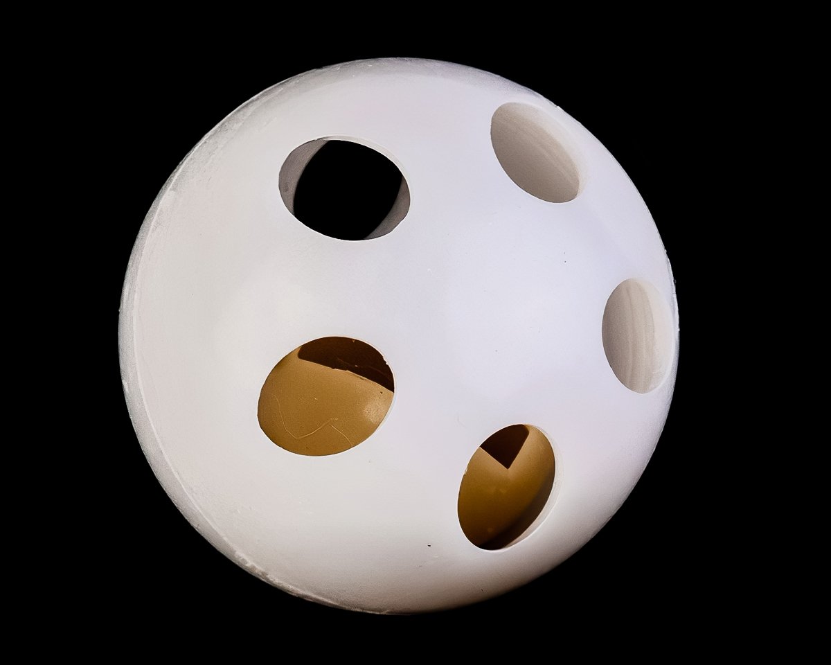 Stoklasa Chrastítko kulička 750735, bílé, velké, průměr 28mm