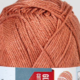 Pletací / háčkovací příze YarnArt LUXOR 1225 měděná, jednobarevná, mercerovaná, 50g/125m