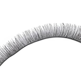 Umělé řasy na panenky/ hračky 790759 černá, délka řasy 1cm, návin 20cm, balení 2ks