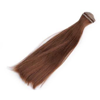 Paruka / vlasy pro panenky 800899/5 světle hnědá, délka vlasů 20cm, návin 1m