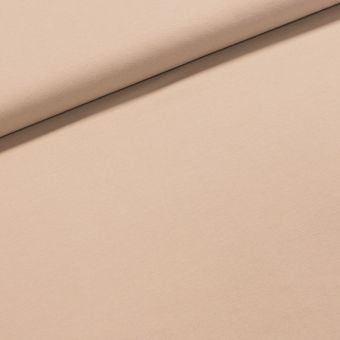Bavlněný úplet TEPLÁKOVINA SP-GRETA 13 jednobarevná uni kapučíno, š.180cm (látka v metráži)
