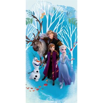 Dětská plážová osuška FROZEN 2 BLUE (LEDOVÉ KRÁLOVSTVÍ) froté, modrá, 70x140cm