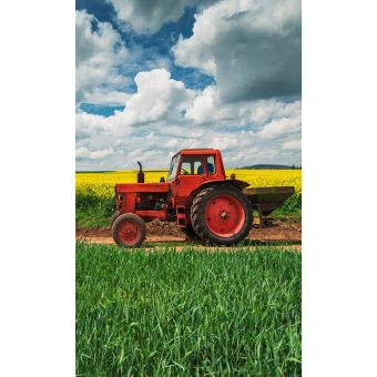 Dětský froté ručník ČERVENÝ TRAKTOR, 30x50cm