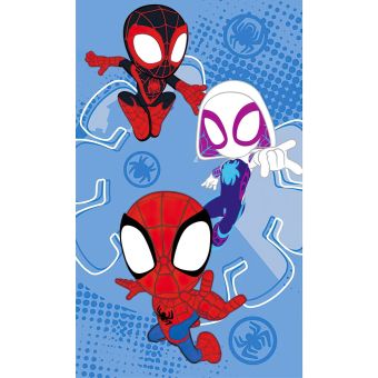 Dětský froté ručník SPIDEY PAVOUČÍ SÍLA, modrý 30x50cm