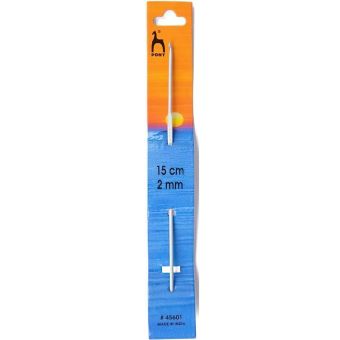 Háček na háčkování PONY, hliník / teflon 45601, velikost 2mm, délka 15cm