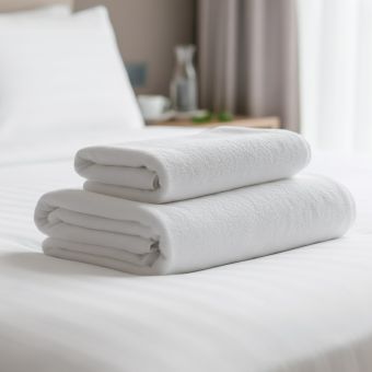 Hotelový froté ručník HOTEL LINE bílý 50x100 cm, 460 g/m², 100% bavlna