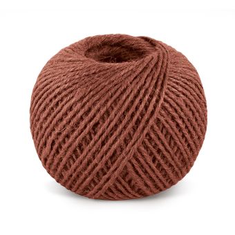 Jutový motouz, špagát ČERVENÝ 2524/290, 200g, průměr 1,75mm, návin 130m
