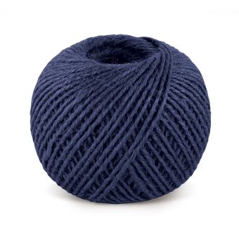 Jutový motouz, špagát MODRÝ 2524/560, 200g, průměr 1,75mm, návin 130m