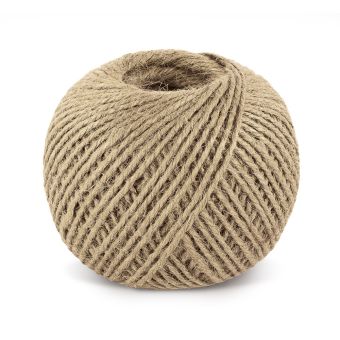 Jutový motouz, špagát PŘÍRODNÍ, REŽNÁ 2254/101, 200g, průměr 1,75mm, návin 130m