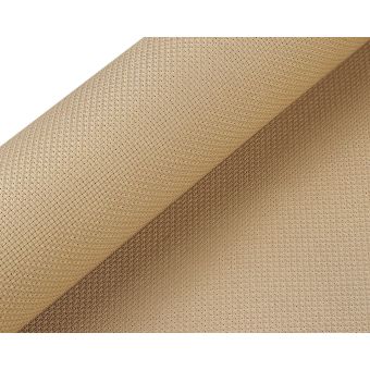 Vyšívací látka KANAVA 5 jednobarevná středně přírodní 380634/4, š.50cm (látka v metráži)