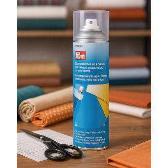 Lepidlo na textil ve spreji Prym 968 063, trvalé spojení, aktivace žehličkou, 250 ml