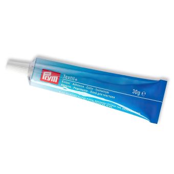 Lepidlo universální PRYM na textil a ostatní materiály, průhledné lepidlo v tubě, 30g