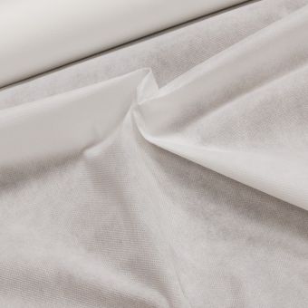 Netkaná textilie, bílá, š. 160cm, 50g/m2, středně pevná, role 50m (látka v metráži)