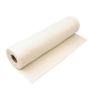 Filc / plsť 730123/02 jednobarevný, krémový, š. 41cm, 215g/m2, tloušťka 1-1,4mm (látka v metráži)