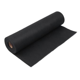 Filc / plsť 730123/10 jednobarevný, černý, š. 41cm, 215g/m2, tloušťka 1-1,4mm (látka v metráži)