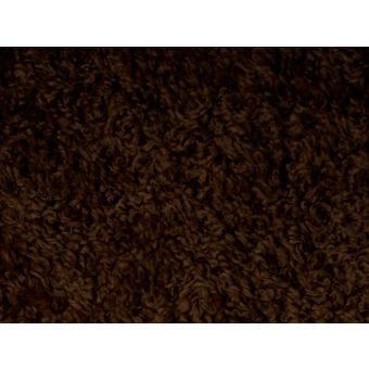 Plyš beránek TERAN 895, tmavě hnědý, šíře 150cm (metráž)