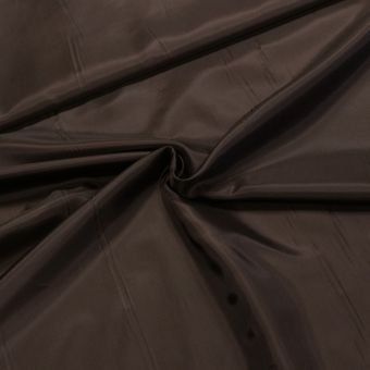 Podšívka polyesterová 42, jednobarevná hnědá, š.150cm (látka v metráži)