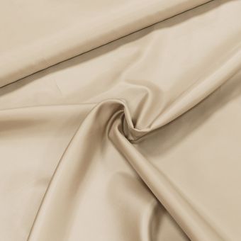 Podšívka polyesterová T2090W-807, jednobarevná béžová, š.150cm (látka v metráži)