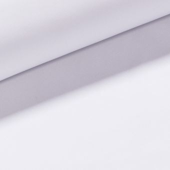 Polyesterová ubrusovina SATÉNOVÁ, hladká jednobarevná bílá, s teflonovou úpravou, š.220cm (látka v metráži)