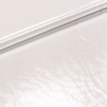Polyesterový úplet JERSEY ICE, stříbrná lesklá, š.150cm (látka v metráži)