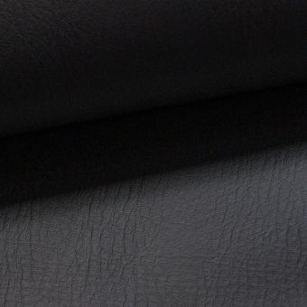 Potahová látka, čalounická KOŽENKA HOCK, H_CZ_0.8, černá, š.145cm, 460g/m2 (látka v metráži)
