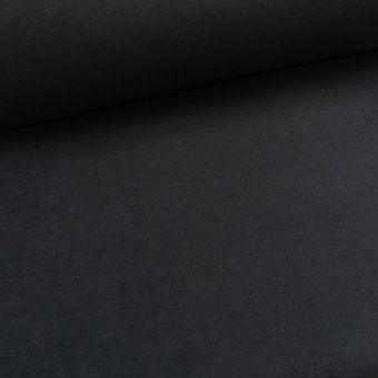 Potahová látka na STROPNICI do auta AUTOMOTIVE HEADLINER VELUR BLACK, černá, jemný velur, tloušťka 3 mm, s molitanem a síťkou, š.180cm (látka v metráži)