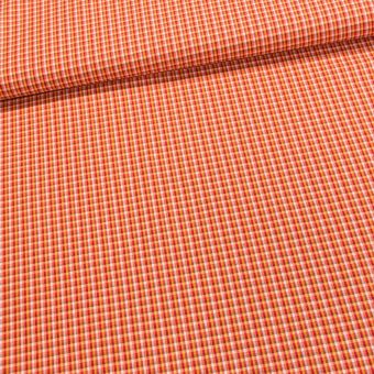 Pravý český bavlněný kanafas ANDREA K0,3 03130 kostka 0,3cm, oranžový, š.140cm (látka v metráži)